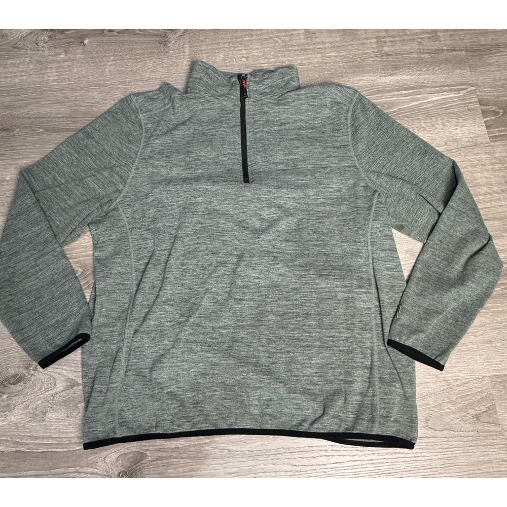 Avalanche Outdoor Supply Co Mens XL Gray Quarter Zip Pullover CAM150U Activewear